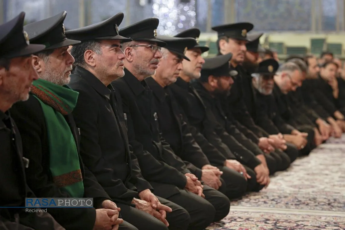 اجتماع عزاداران رهبر شهید انقلاب در حرم مطهر رضوی