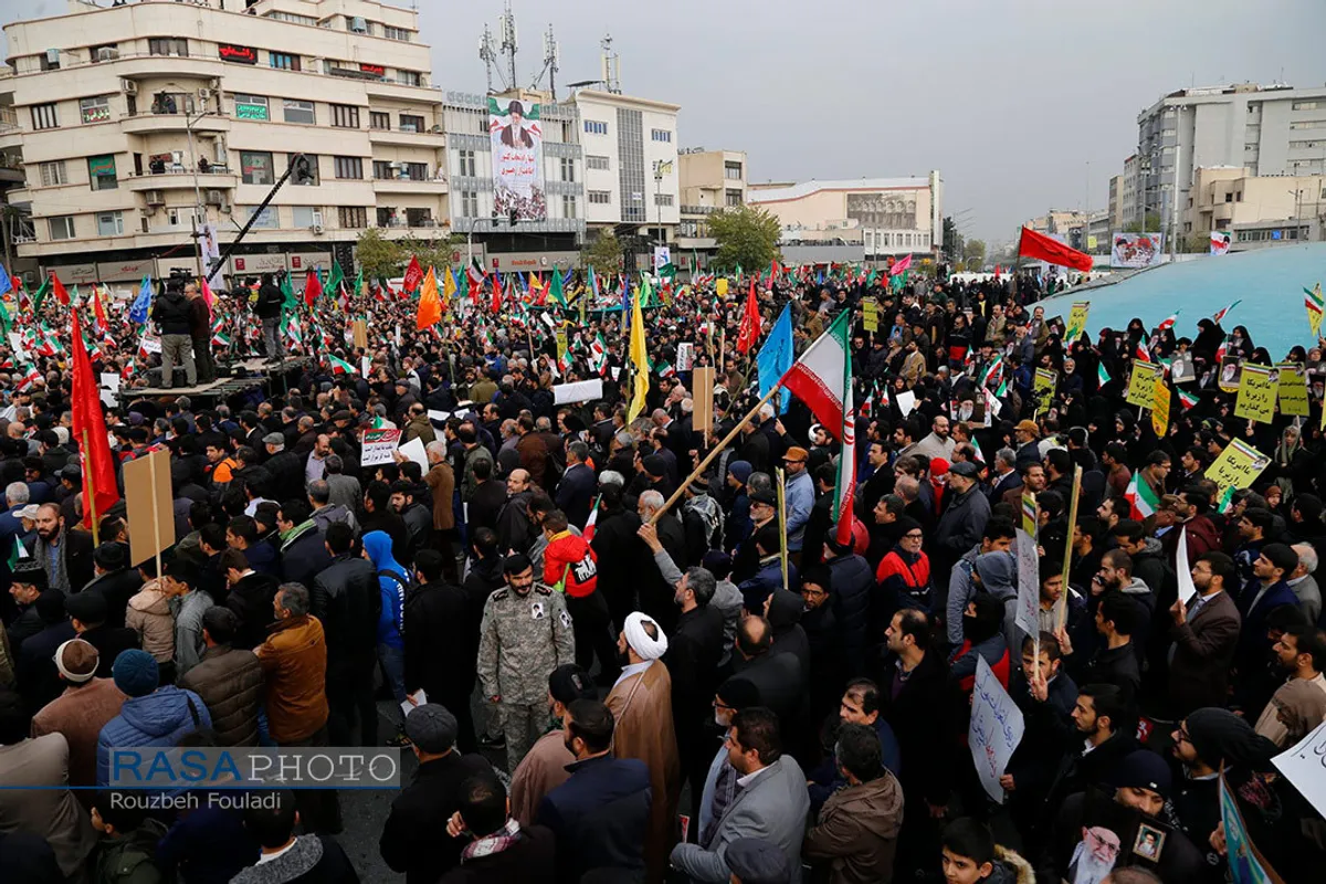 راهپیمایی باشکوه مردم تهران در حمایت از اقتدار و امنیت کشور