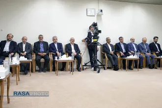 دیدار رئیس&zwnj;جمهور و اعضای هیئت دولت مقام معظم رهبری