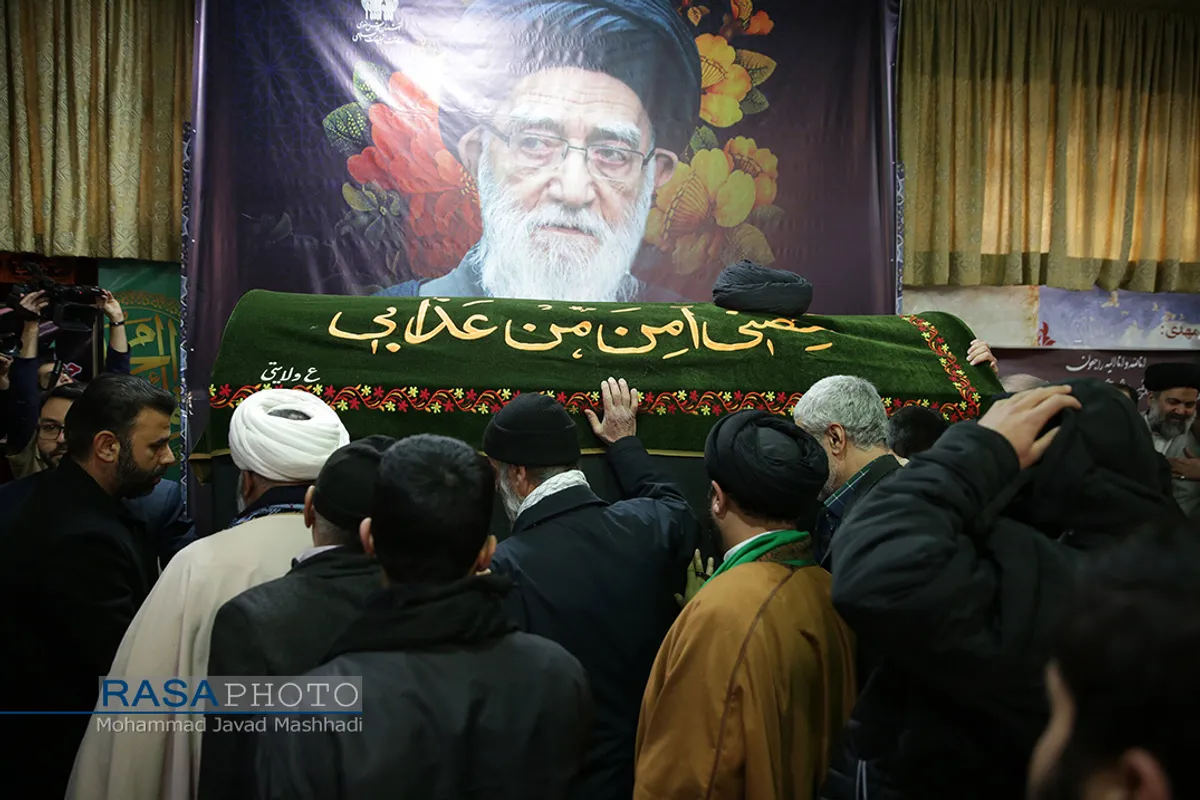 تشییع پیکر آیت&zwnj;الله موسوی خلخالی در مشهد