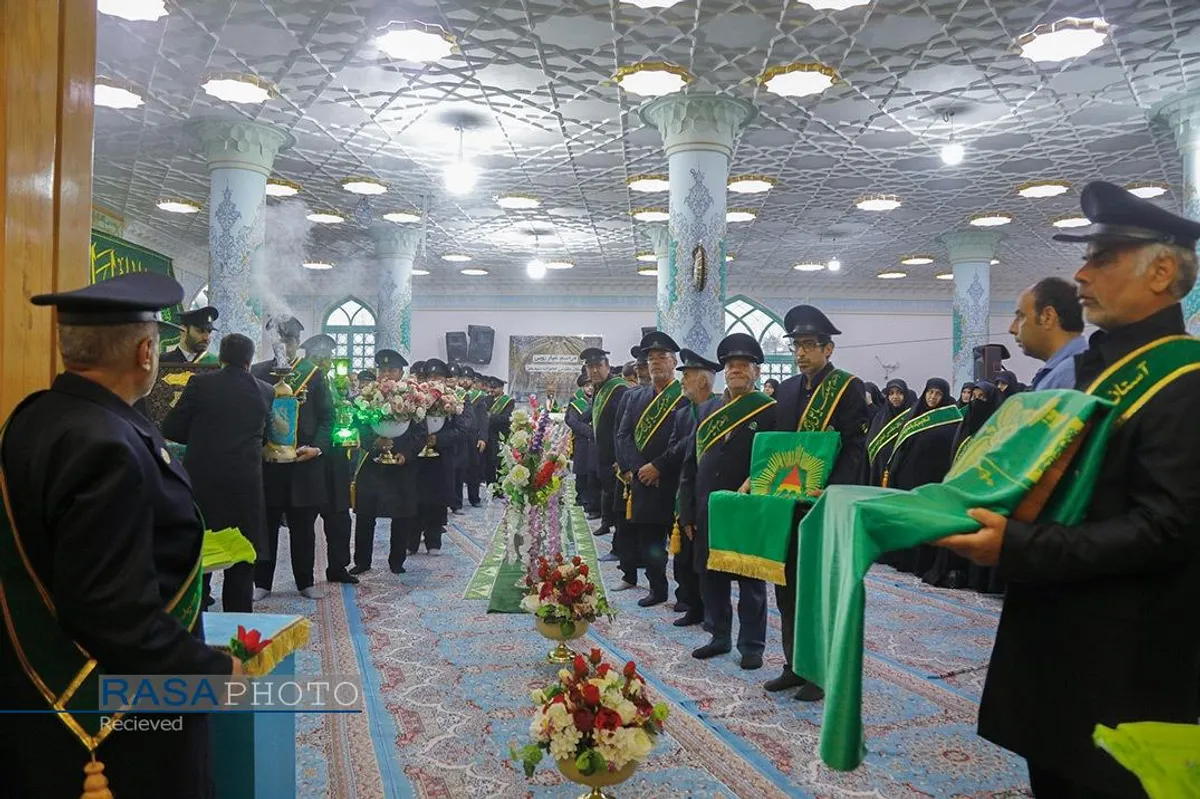 آیین خطبه خوانی و غبارروبی حرم مطهر امامزاده سید علی (ع) قم