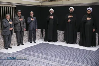 عزاداری هیئتهای دانشجویی به مناسبت اربعین حسینی در حسینیه امام خمینی (ره)