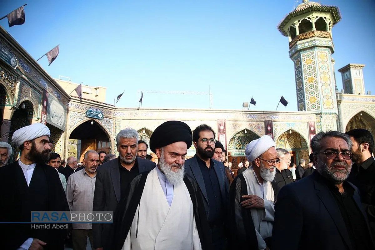 تشییع همسر آیت الله شبیری زنجانی