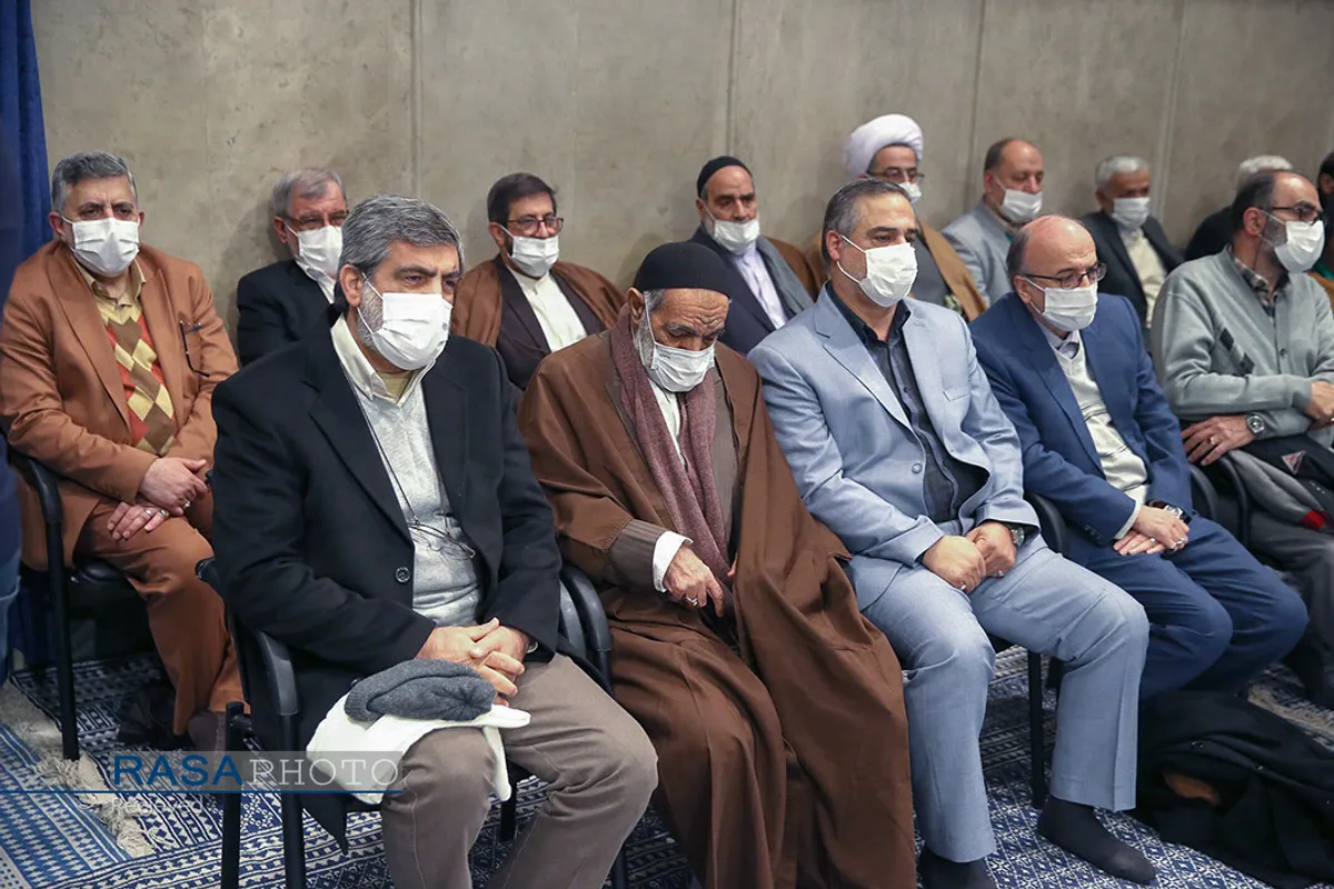 دیدار مداحان اهل&zwnj;بیت (علیهم&zwnj;السلام) با مقام معظم رهبری