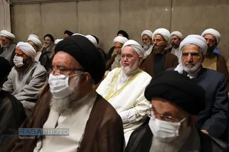 دیدار جمعی از مبلغان و طلاب حوزه&zwnj;های علمیه سراسر کشور