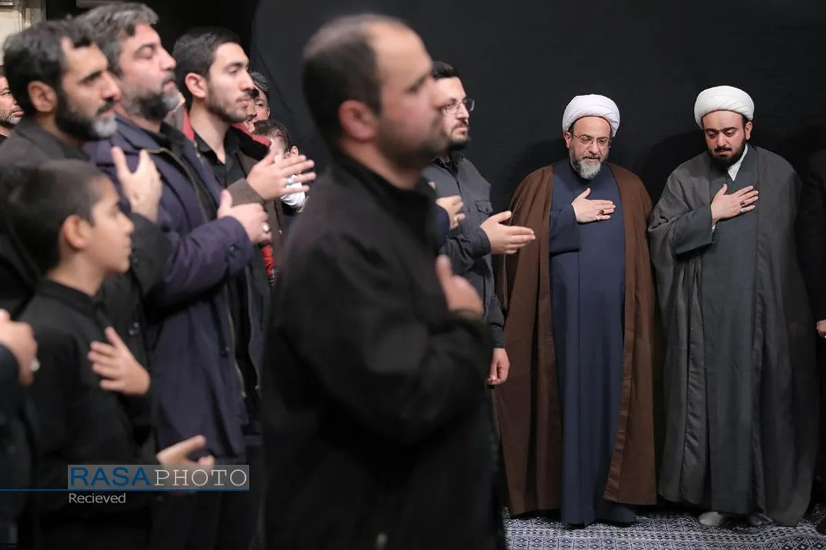 دومین شب مراسم عزاداری شهادت حضرت زهرا (سلام&zwnj;الله&zwnj;علیها) با حضور رهبر انقلاب