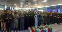 پیکر شهید پدافند هوایی «مهداد پاشایی‌فر» در مراغه تشییع شد
