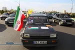 راهپیمایی خودرویی درحمایت از مردم مظلوم فلسطین&lrm; و افغانستان