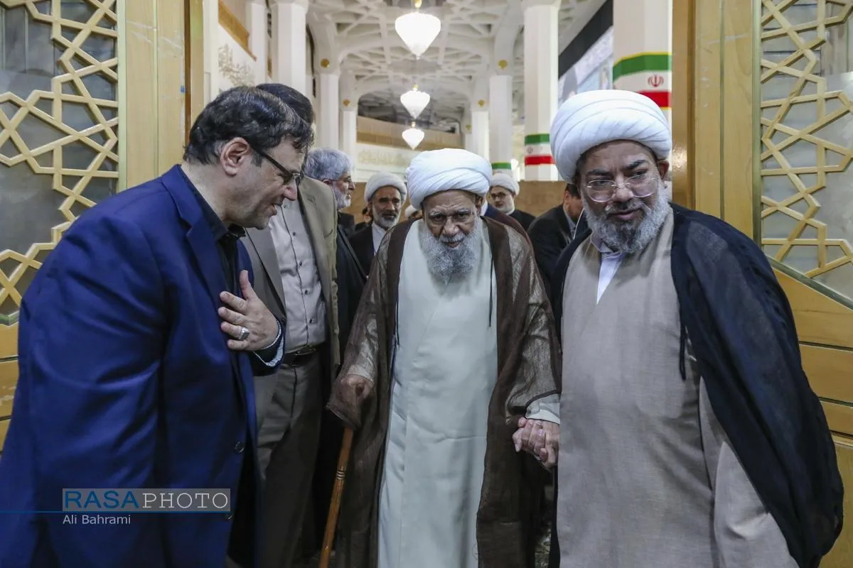 مراسم بزرگداشت چهلم شهیدان لاریجانی