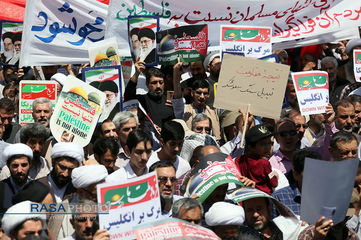 به سوی قدس | راهپیمایی روز جهانی قدس در قم