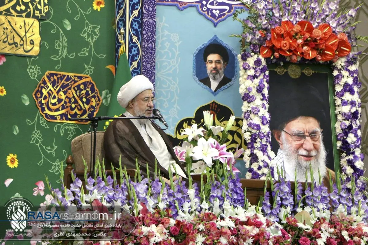 جشن باشکوه شب عید سعید غدیر در حرم مطهر بانوی کرامت