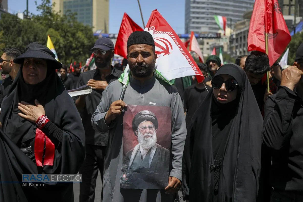 قیام خراسان در تشییع میلیونی رهبر شهید انقلاب اسلامی