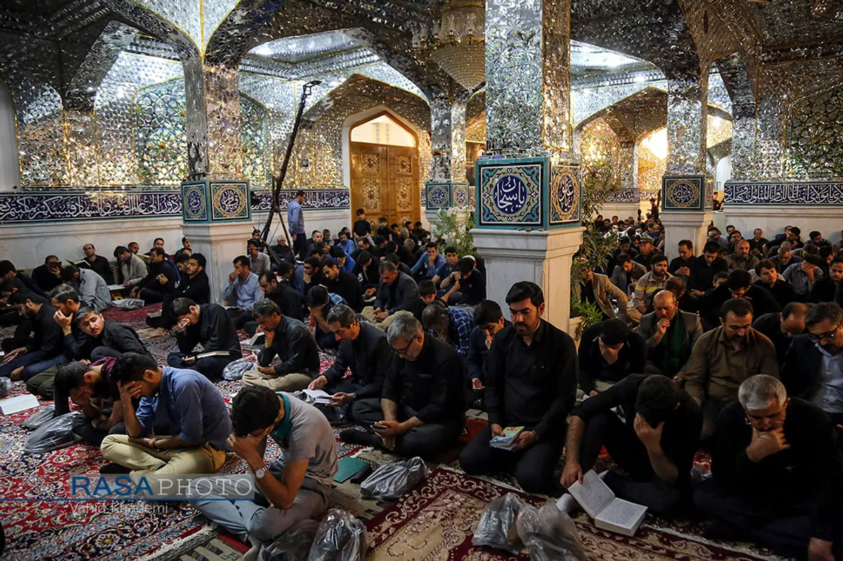 احیاء شب بیست و یکم ماه مبارک رمضان در امامزاده سیدعباس (ع) بجنورد&lrm;&lrm;