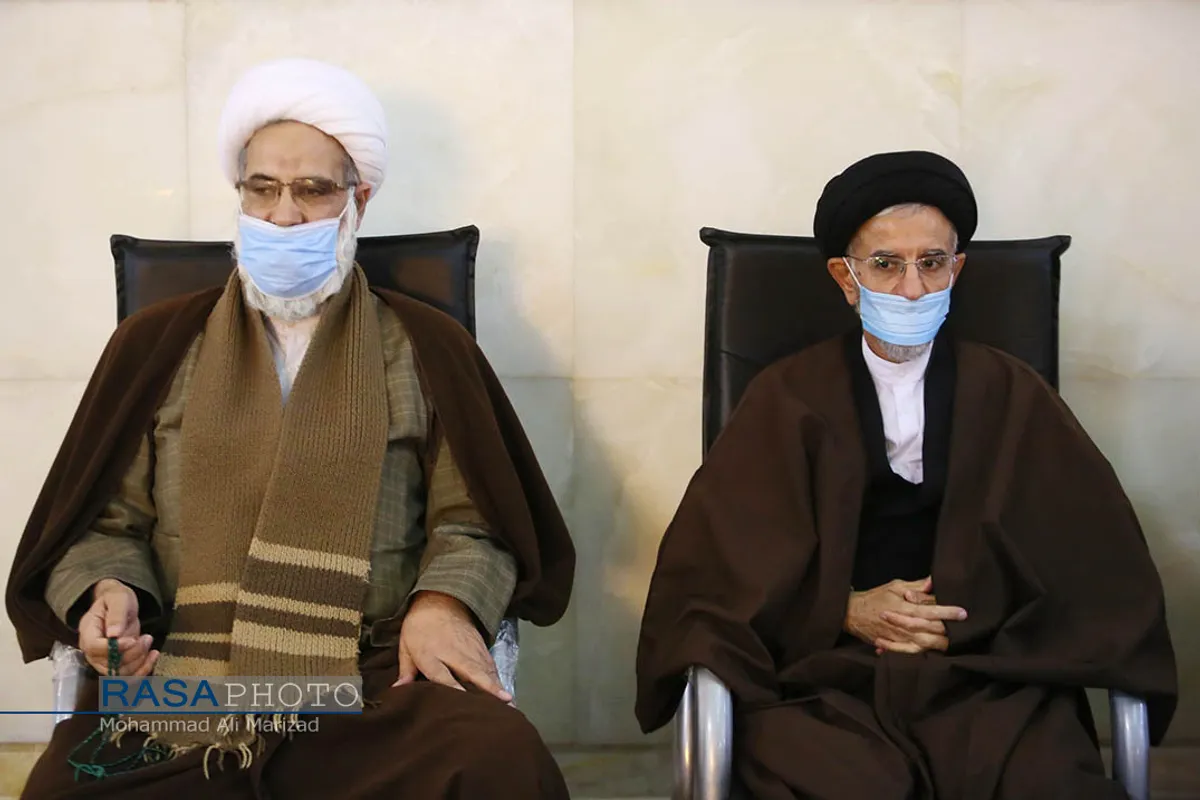 مراسم چهلم مرحوم آیت الله مجتهد شبستری در حرم کریمه اهل&zwnj;بیت (ع)