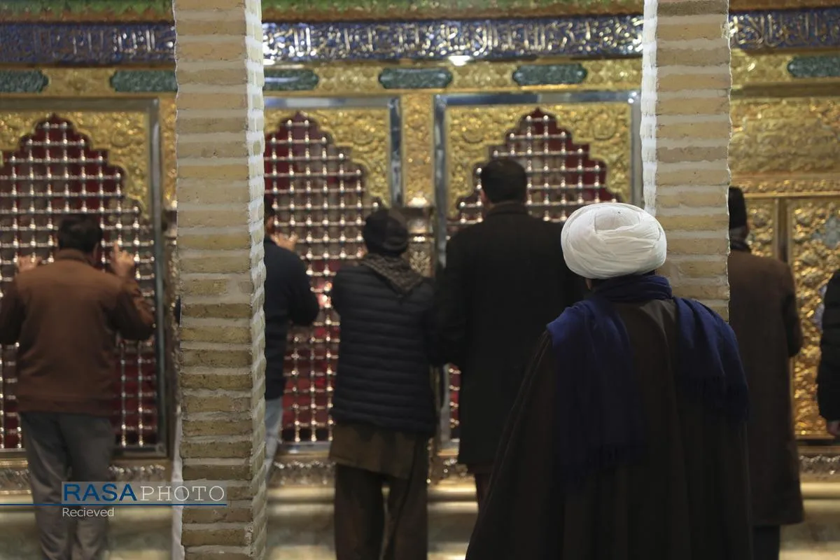 عزاداری شب شهادت حضرت امام هادی (علیه&zwnj;السلام) در حرم امامزاده موسی مبرقع قم