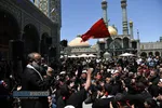 عزاداری روز شهادت حضرت امام جعفر صادق (ع) و تشییع پیکر شهید دفاع مقدس در قم