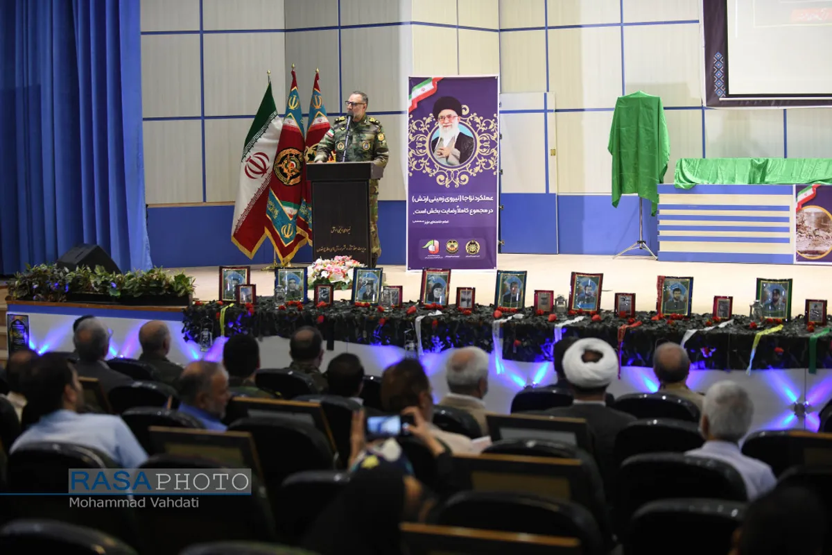سومین آیین بزرگداشت ۵۶۵ شهید ارتش استان قم
