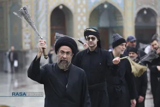 عزاداری روز شهادت امام هادی(ع) در حرم کریمه اهل&zwnj;بیت (ع)