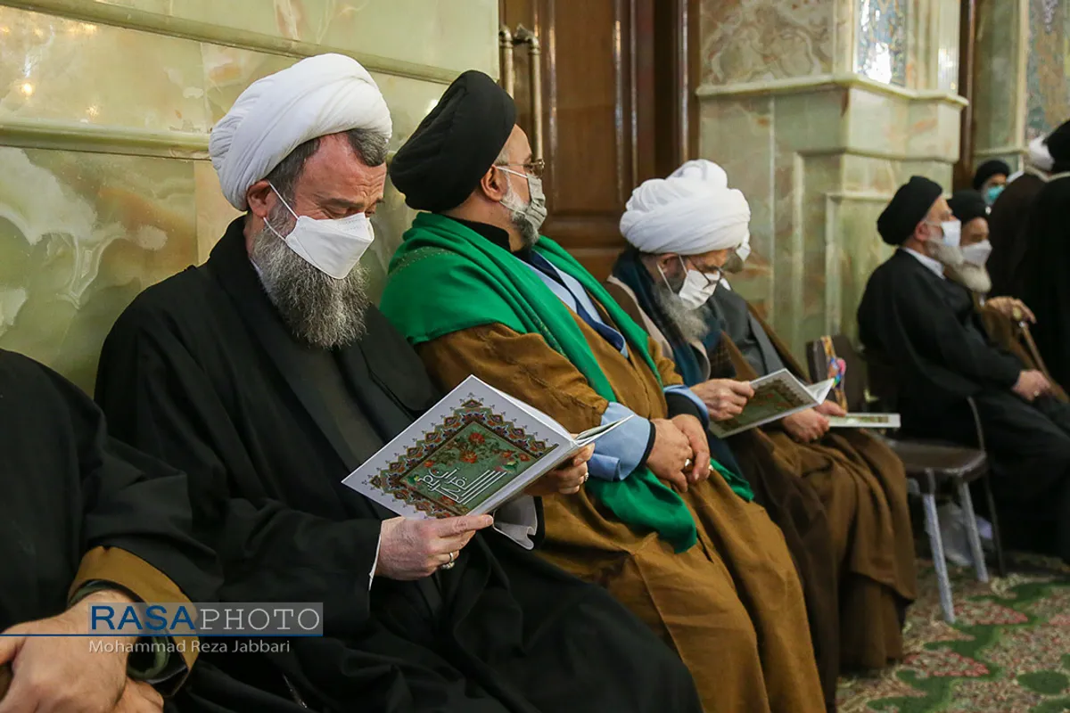 مراسم ترحیم حضرت آیت الله صافی گلپایگانی با حضور مراجع، علما و شخصیت&zwnj;های حوزوی