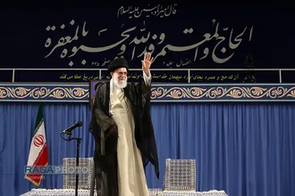دیدار دست اندرکاران و کارگزاران حج با مقام معظم رهبری