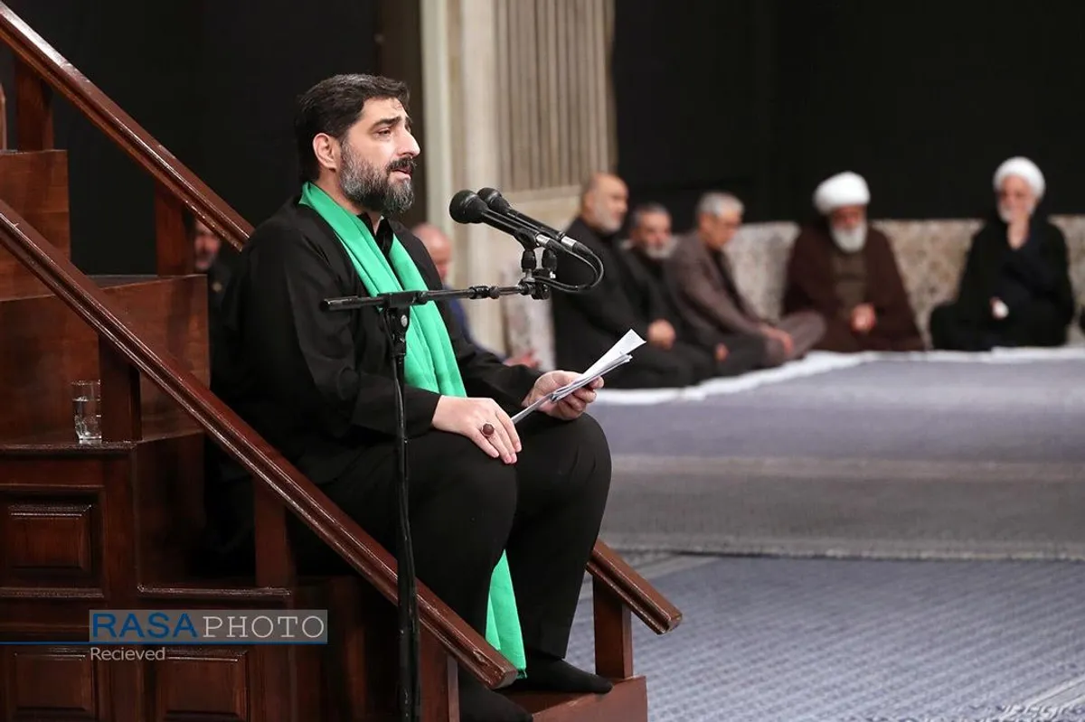 دومین شب مراسم عزاداری حضرت اباعبدالله الحسین (علیه&zwnj;السلام) با حضور رهبر انقلاب