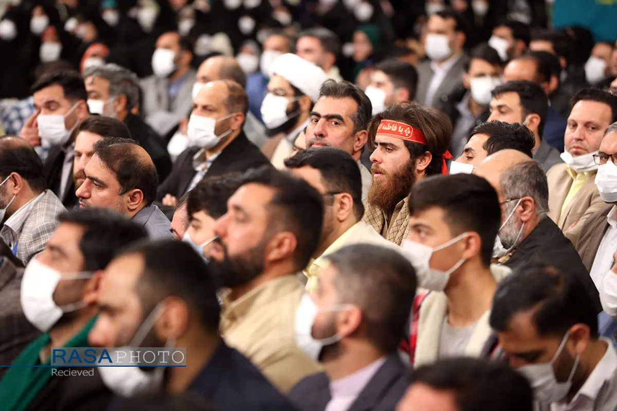 دیدار مداحان اهل&zwnj;بیت (علیهم&zwnj;السلام) با مقام معظم رهبری