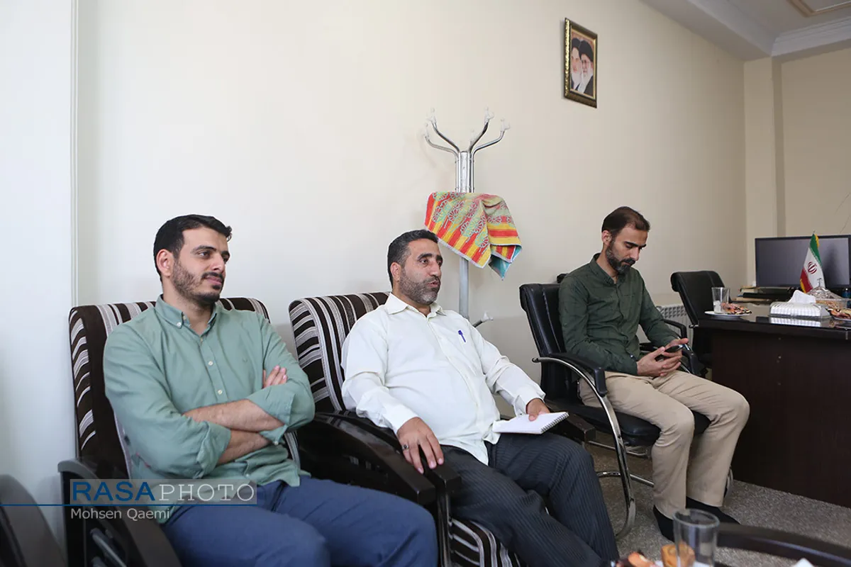 حضور مسئول بسیج رسانه در خبرگزاری رسا