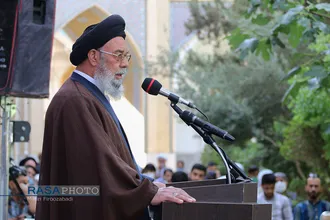 تجمع طلاب و روحانیون اصفهان در حمایت از مردم فلسطین و افغانستان&lrm;
