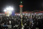 اجتماع هیئات مذهبی قم با شعار &laquo;مسلم دیگر تنها نخواهد ماند&raquo; در حرم مطهر