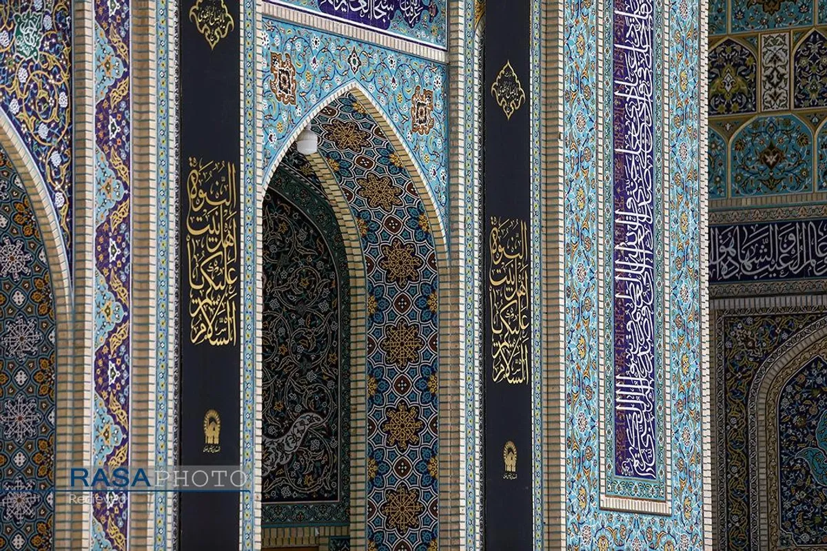 سیاه&zwnj;پوشی حرم مطهر رضوی در آستانه ماه محرم
