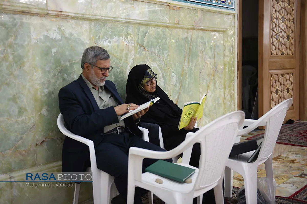 مراسم قرائت کامل دعای ابوحمزه&zwnj;ثمالی در حرم کریمه اهلبیت (ع)