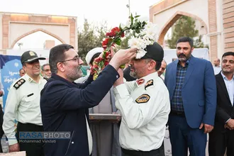 مراسم تقدیر از زحمت&zwnj;کشان نیروی انتظامی در قم