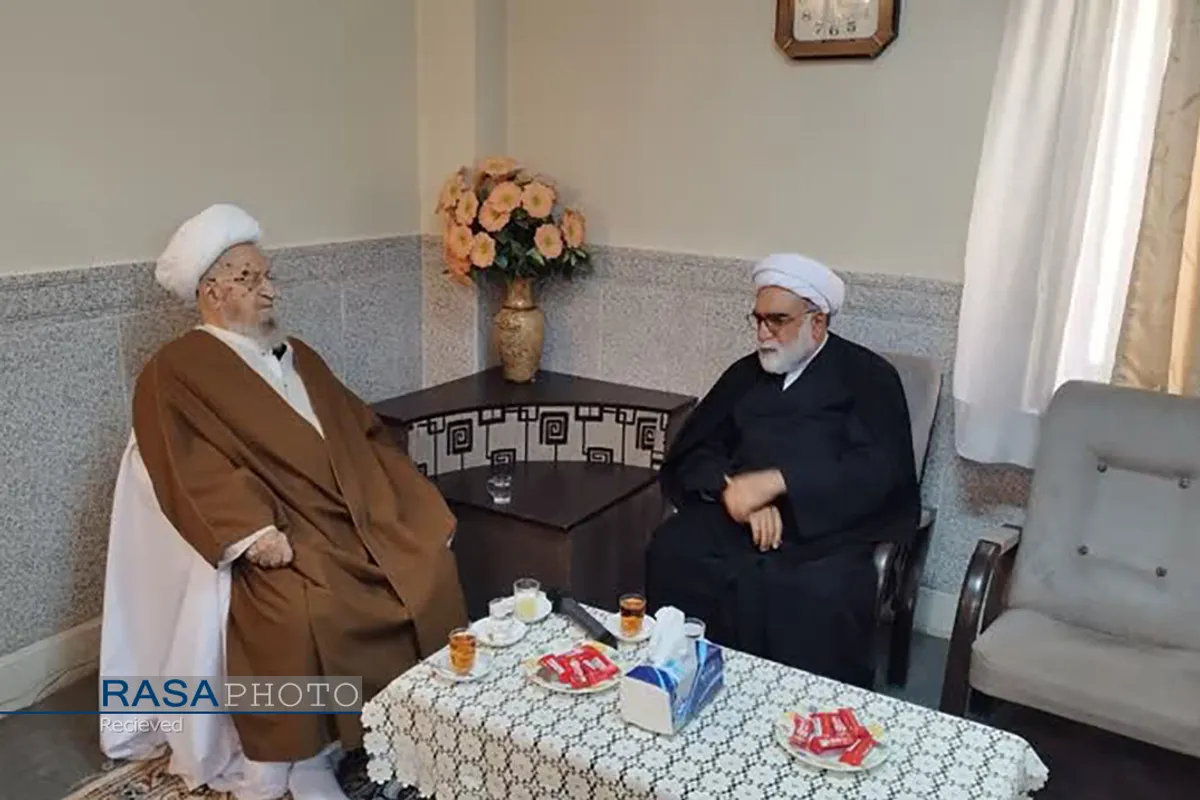دیدار تولیت آستان قدس رضوی با حضرت آیت الله مکارم شیرازی در مشهد
