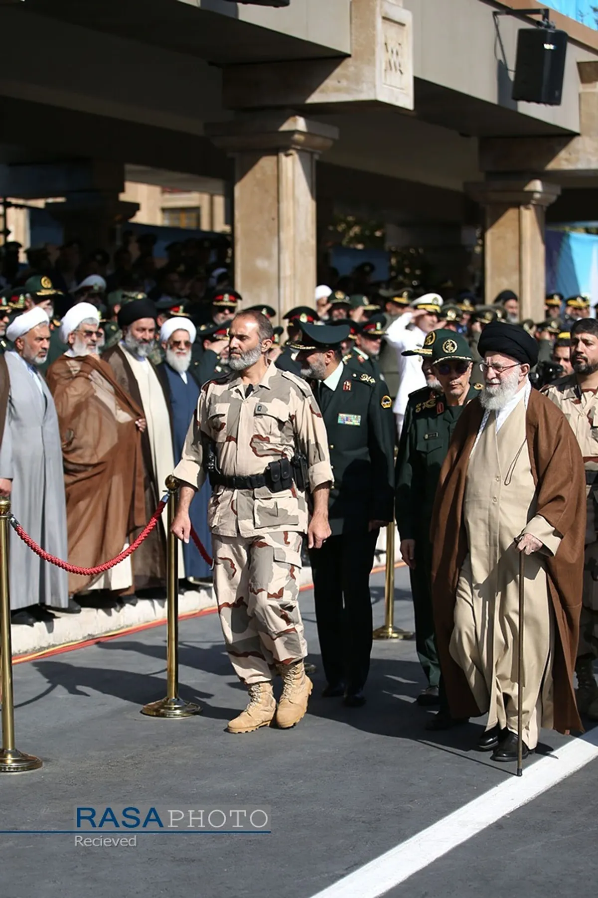 مراسم مشترک دانش&zwnj;آموختگی دانشگاه&zwnj;های افسری با حضور فرمانده کل قوا
