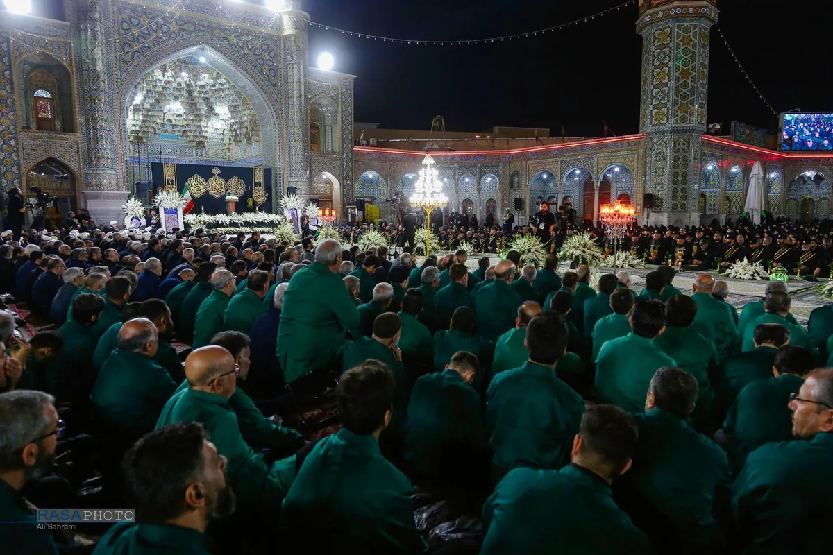 آیین شمعدان&zwnj; در شام رحلت بانوی کرامت (س)