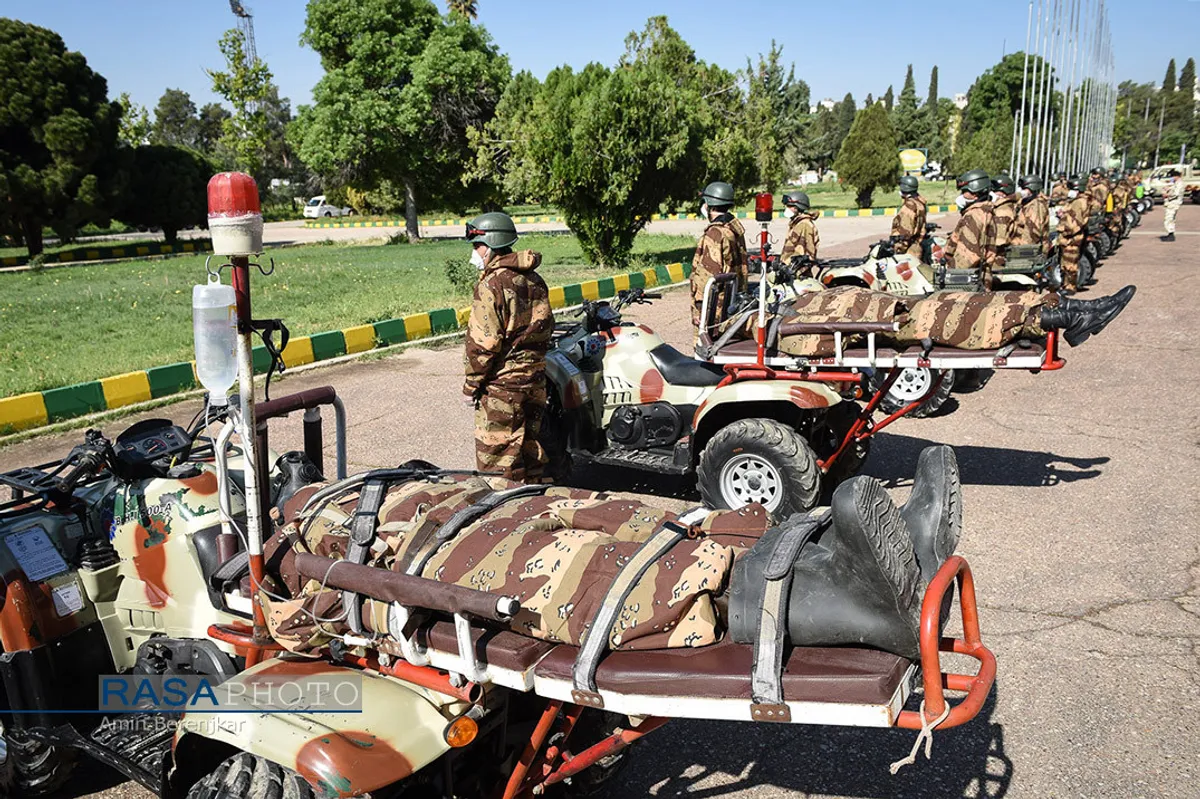 رژه متفاوت روز ارتش در شیراز