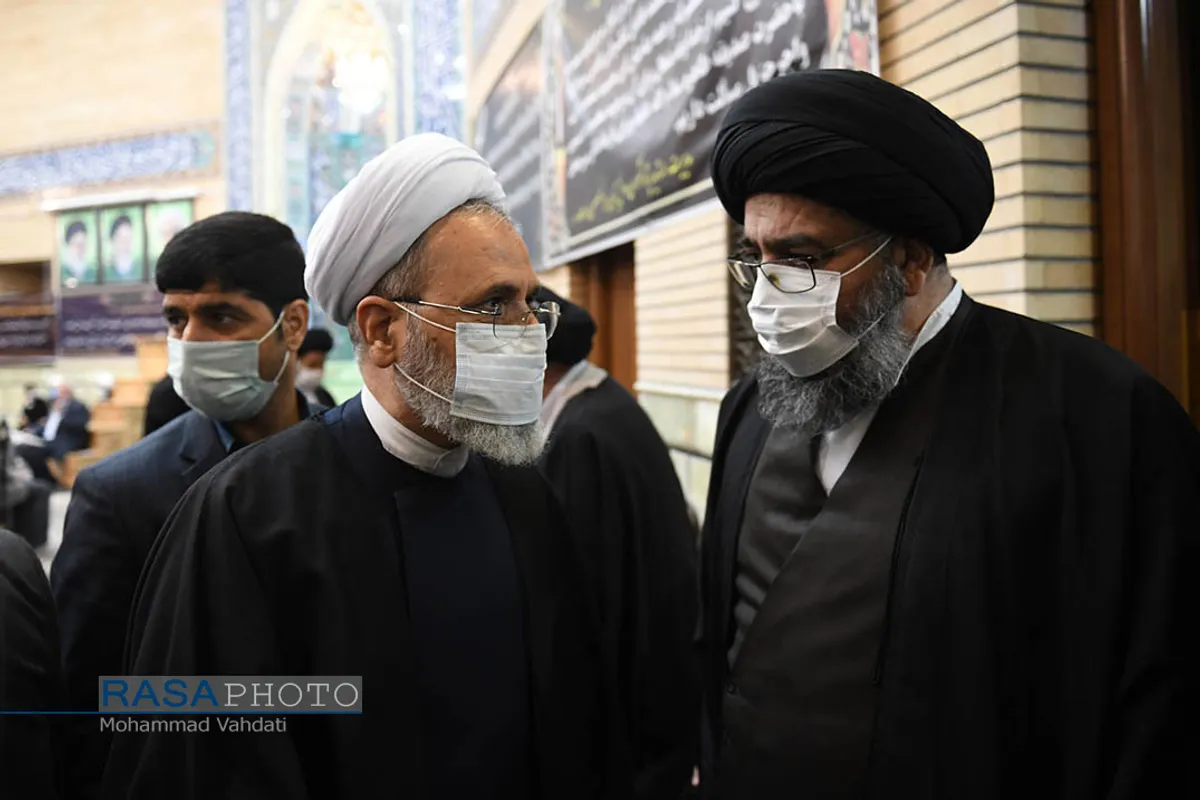 مراسم ختم همسر مرحوم حضرت آیت الله فاضل لنکرانی (ره)