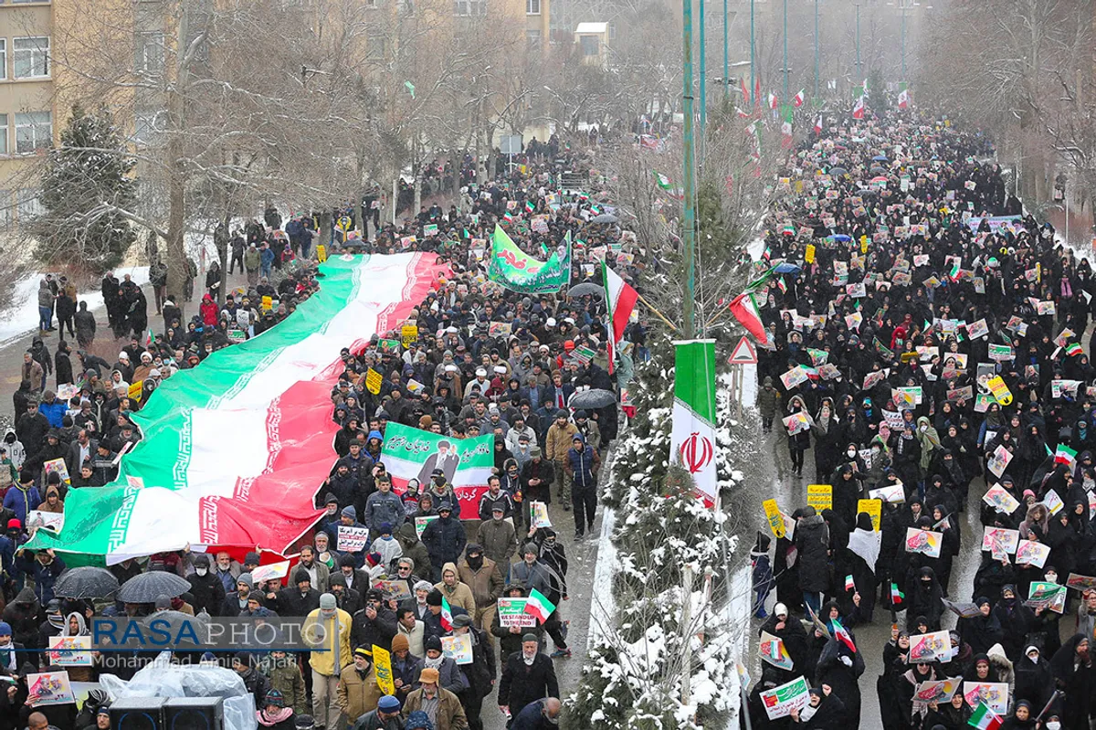 فجر سلیمانی | راهپیمایی ۲۲ بهمن در همدان