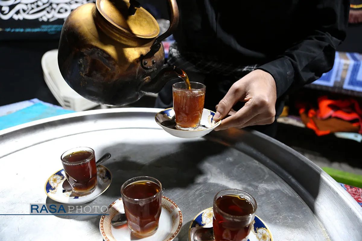 ایستگاه صلواتی طلاب مدرسه علمیه رضویه گرگان در شام شهادت حضرت زهرا (س)