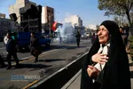 مراسم تشییع دو شهید گمنام دفاع مقدس&lrm; در تهران