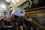 مراسم وداع با پیکر ۸ شهید حملات آمریکایی صهیونیستی اخیر به شهر مقدس قم