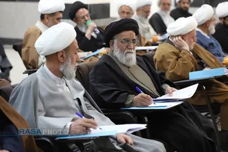افتتاحییه کمیسیون&zwnj;های سیزدهمین اجلاسیه جامعه مدرسین حوزه علمیه با علما بلاد