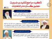 اطلاع نگاشت | تأکید مراجع تقلید بر ضرورت حضور گسترده در انتخابات
