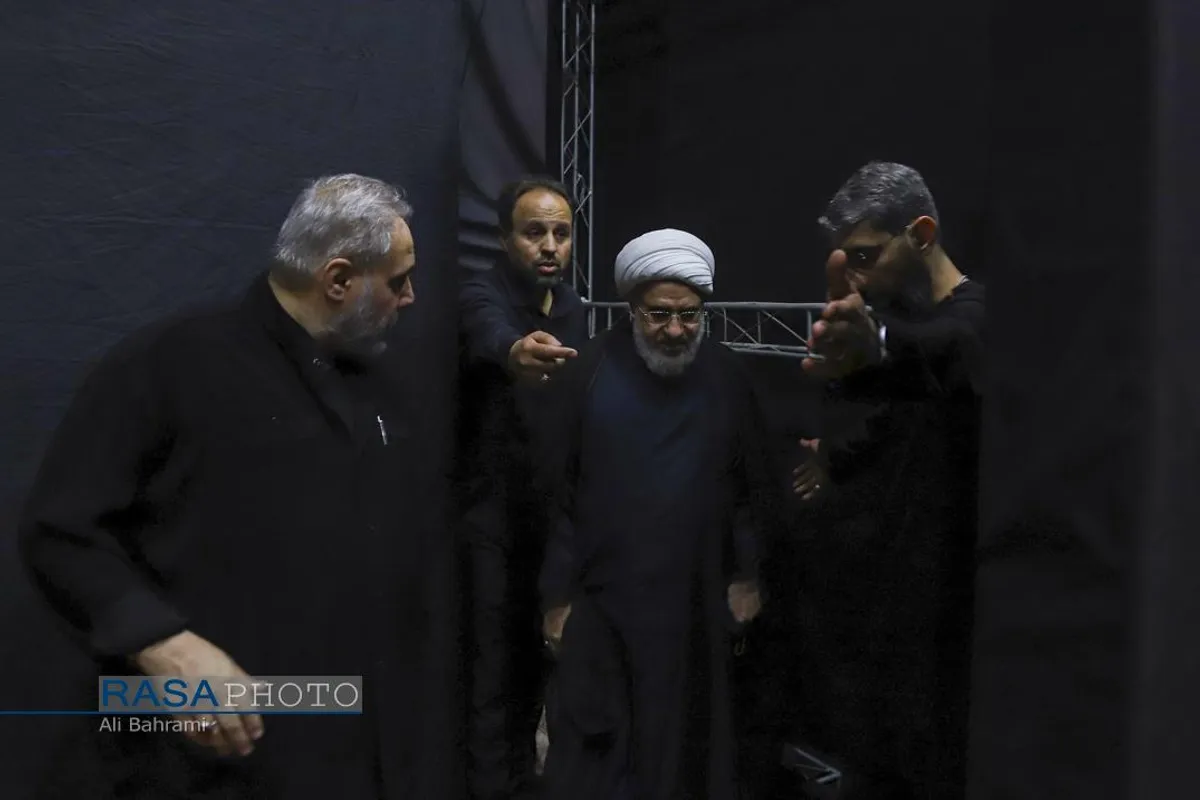 عزاداری هیئت فاطمیون قم در شب هفتم محرم