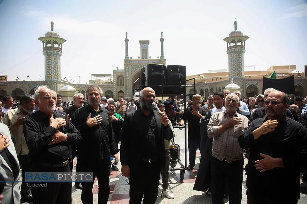 عزاداری روز شهادت حضرت امام جعفر صادق (علیه&zwnj;السلام) در قم