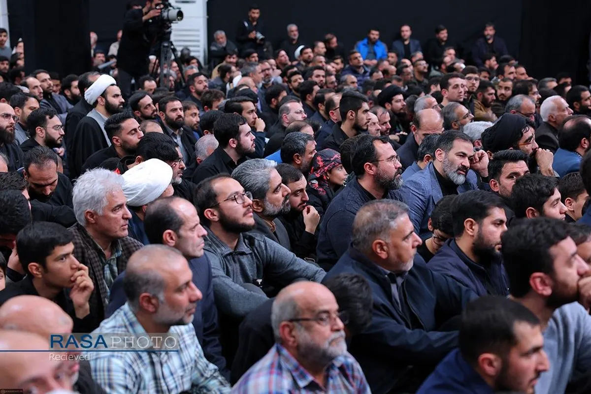دومین شب مراسم عزاداری شهادت حضرت زهرا (سلام&zwnj;الله&zwnj;علیها) با حضور رهبر انقلاب