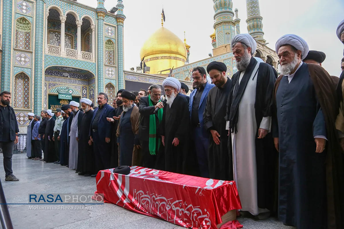 مراسم تشییع آیت الله دریاباری&lrm;&lrm;