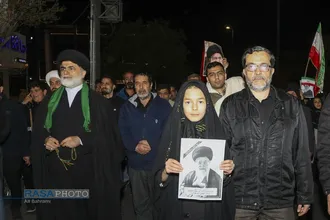 خروش انتقامی مردم قم در شب عزاداری شهادت امام خامنه&zwnj;ای (قدس&zwnj;سره) -۲