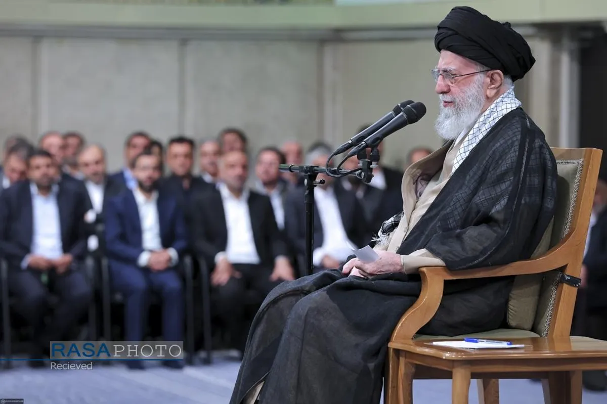 دیدار کارگران با رهبر معظم انقلاب
