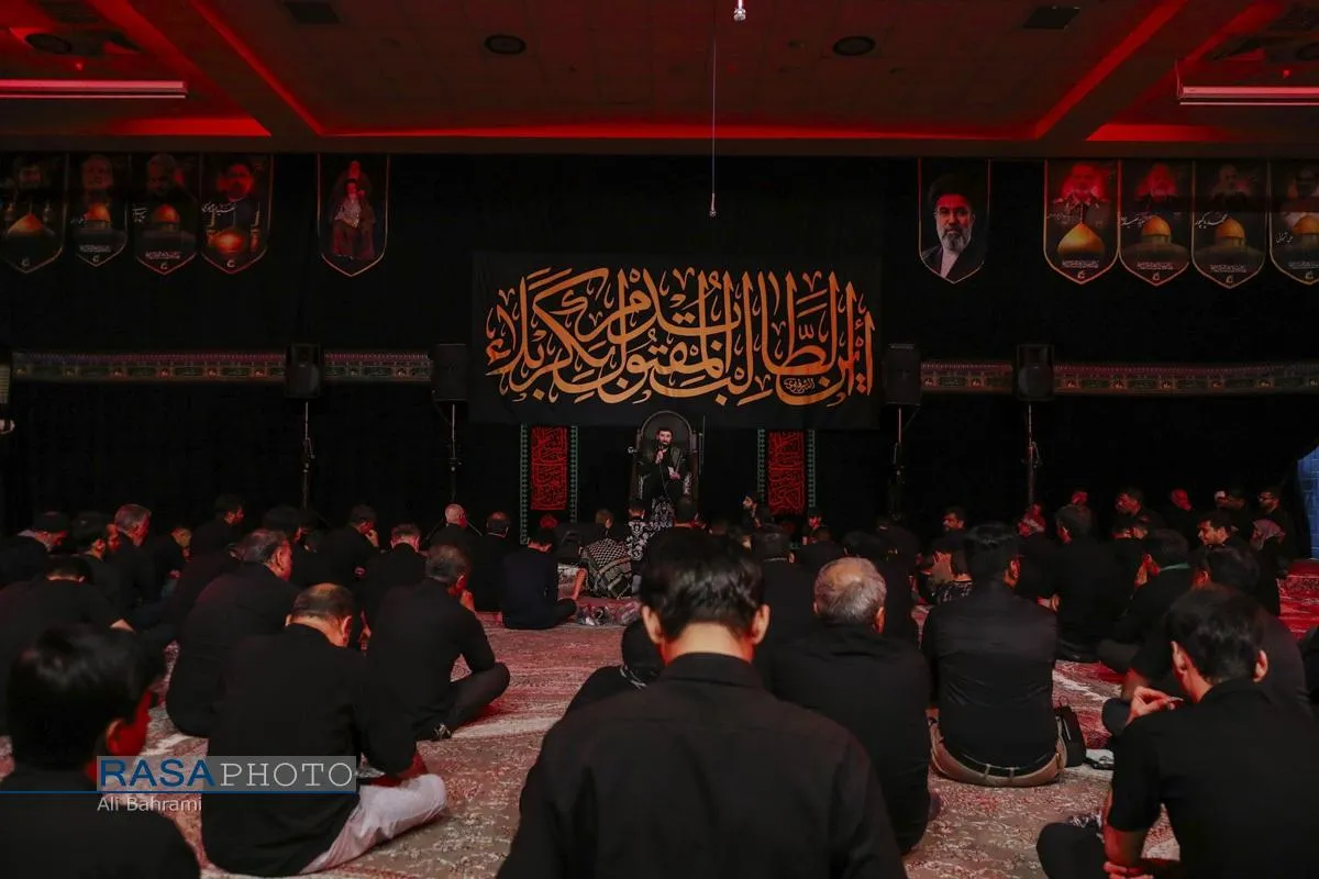عزاداری شب ششم محرم در هیئت رزمندگان اسلام قم